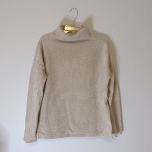 Zella Velour Mock Neck Pullover
